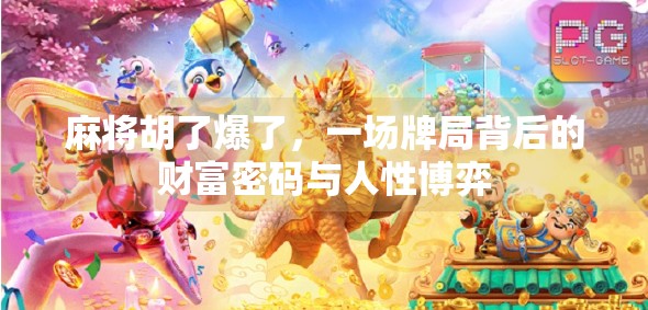 麻将胡了爆了，一场牌局背后的财富密码与人性博弈