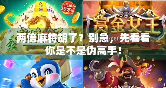 两倍麻将胡了？别急，先看看你是不是伪高手！