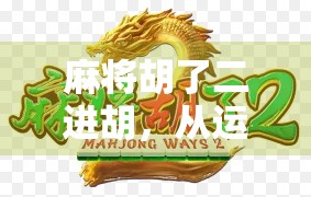 麻将胡了二进胡,从运气好到技术流的蜕变之路 麻将胡了二进胡,从运气好到技术流的蜕变之路