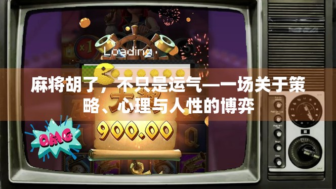 麻将胡了，不只是运气—一场关于策略、心理与人性的博弈
