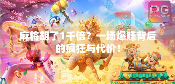 麻将胡了1千倍？一场爆赚背后的疯狂与代价！