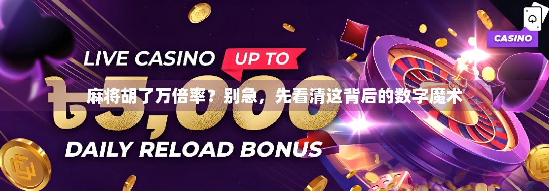 麻将胡了万倍率?别急,先看清这背后的数字魔术 麻将胡了万倍率?别急,先看清这背后的数字魔术