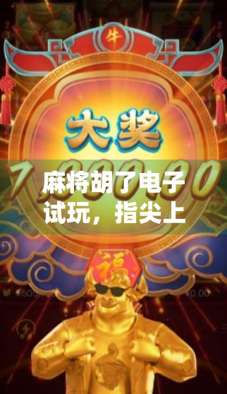 麻将胡了电子试玩,指尖上的传统娱乐,年轻人的新宠? 麻将胡了电子试玩,指尖上的传统娱乐,年轻人的新宠?