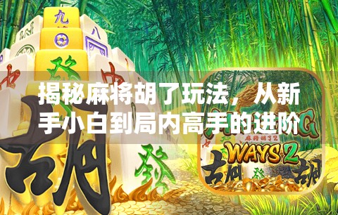 揭秘麻将胡了玩法,从新手小白到局内高手的进阶指南! 揭秘麻将胡了玩法,从新手小白到局内高手的进阶指南!