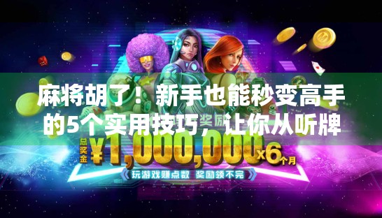 麻将胡了！新手也能秒变高手的5个实用技巧，让你从听牌怪进化成胡牌王