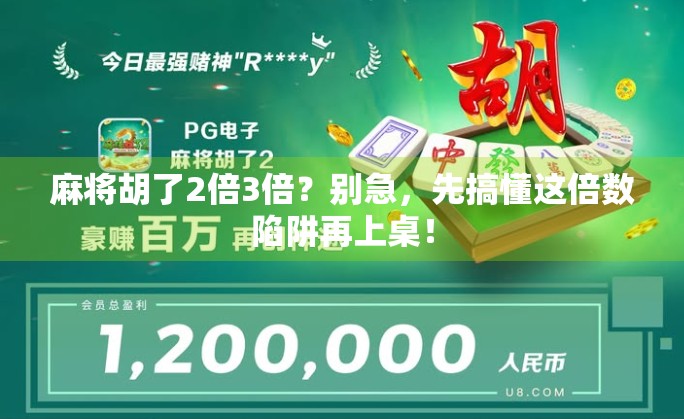 麻将胡了2倍3倍？别急，先搞懂这倍数陷阱再上桌！